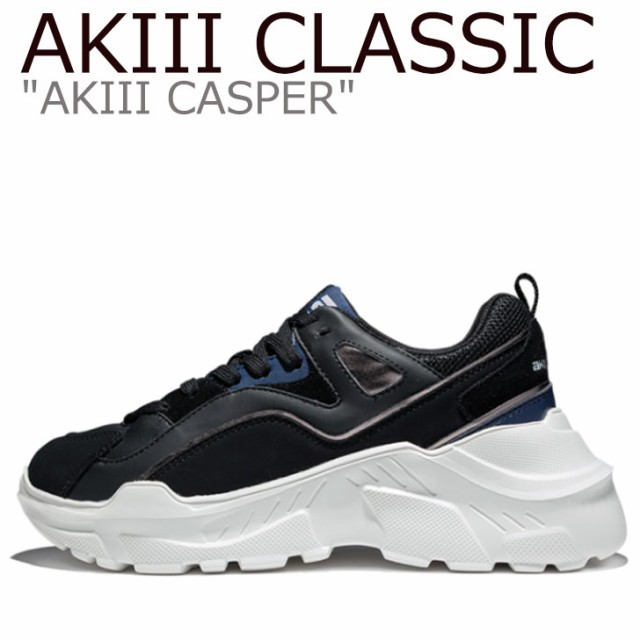 初回限定 アキクラシック スニーカー Akiii Classic Akiii Casper アキ キャスパー Black Navy Akaiaww シューズ セール Centrodeladultomayor Com Uy