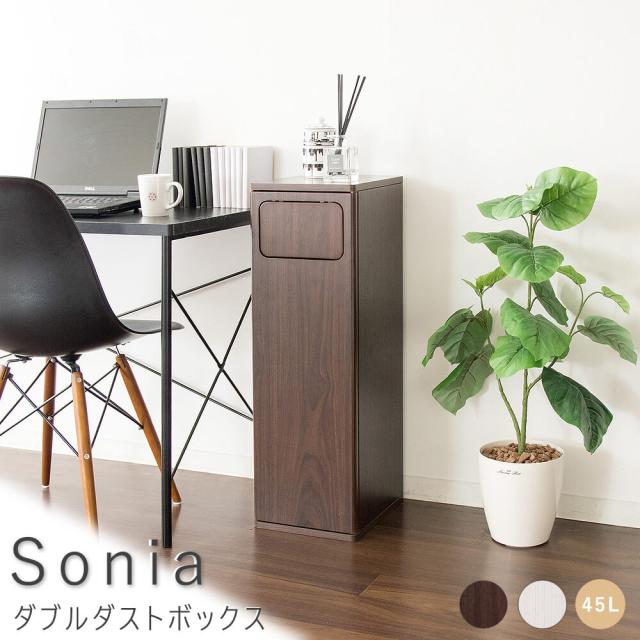 新発 ダストボックス ４５ｌ ゴミ箱 分別 スリム キッチン 隙間 プッシュ式 おしゃれ ホワイト ブラウン シンプル 北欧 クーポン 国内最安値 Sinviolencia Lgbt