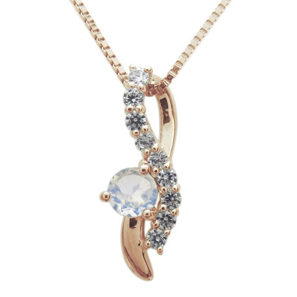 夏セール開催中 MAX80%OFF! 結婚10周年 ロイヤルブルームーンストーンペンダント メモリアル 10金 ネックレス, マニライズ 6bc00eaf