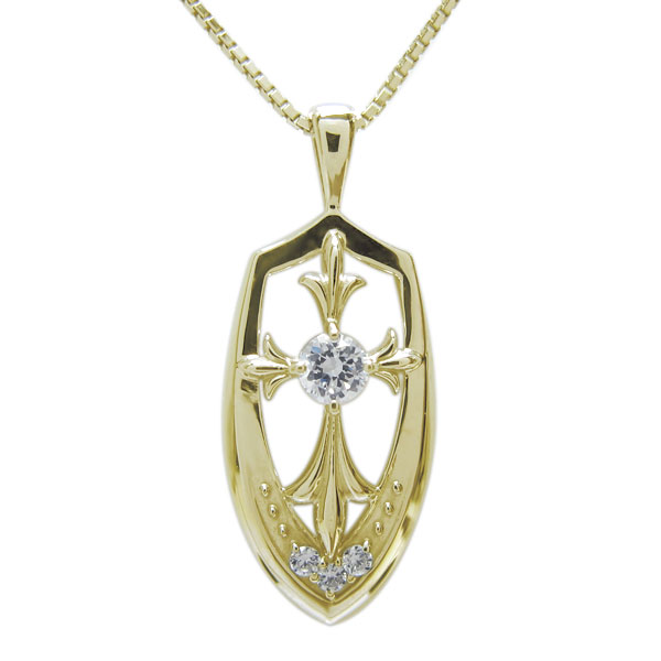 初回限定お試し価格 ダイヤモンド クロスペンダント K10 十字架 ネックレス メンズ ネックレス Sutevalle Org