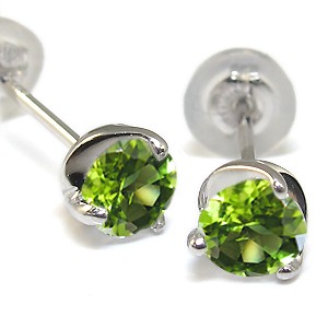 最新エルメス プラチナ・ピアス・ペリドット・メンズ・シンプル・一粒・ペリドットピアス, 悪党の店 【卍】 バースジャパン f8f34e76
