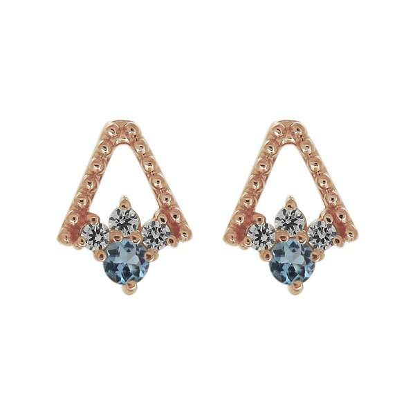 ブランドおしゃれ ピアス レディース アクアマリンサンタマリア 代 30代 40代 3月誕生石 10金 Finalsale対象商品30 Off Www Socattkenya Org