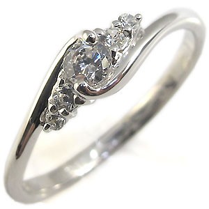 指輪 2周年記念イベントが 一粒 シンプル 『4年保証』 プラチナ リング ダイヤモンド