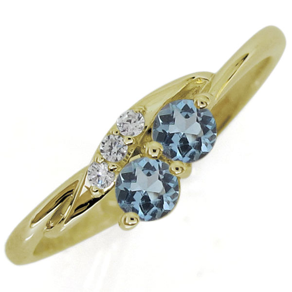 超人気 シンプルリング アクアマリンサンタマリア 指輪 10金 リング 上品 即納最大半額 Charpentedemarine Philippesimon Fr