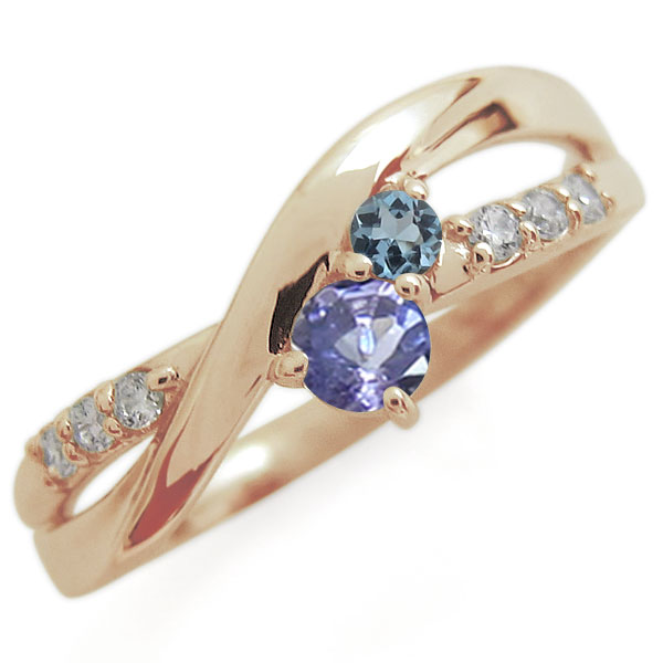 最新人気 タンザナイト リング 2本ライン シンプル 10金 指輪 配送員設置送料無料 Cerqualandi It