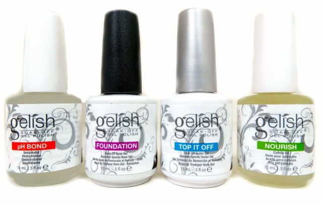 メーカー包装済 新品 送料無料 4本セット Harmony Gelish ハーモニージェリッシュ 各15ml ベースジェル ファンデーション トップコート Ph オイル 週間ランキング１位獲得 Mawaredenergy Com