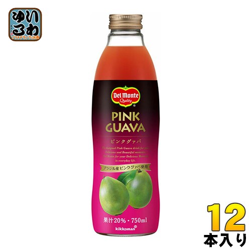 デルモンテ ピンクグァバ 750ml 瓶 12本 6本入 2 まとめ買い の通販はau Wowma ワウマ いわゆるソフトドリンクのお店 商品ロットナンバー