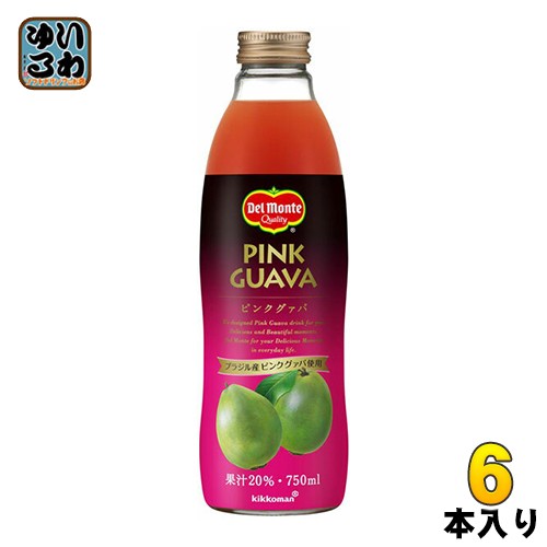 デルモンテ ピンクグァバ 750ml 瓶 6本入の通販はau Pay マーケット いわゆるソフトドリンクのお店 商品ロットナンバー