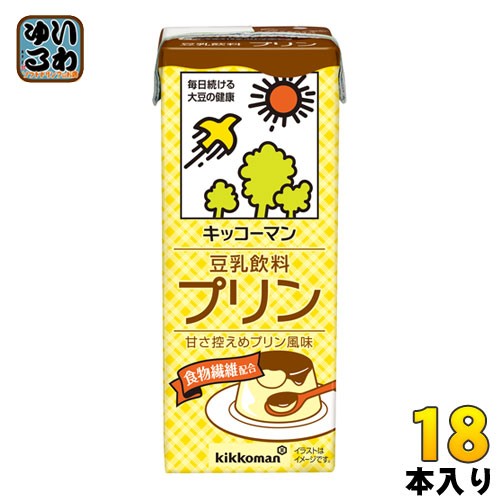 キッコーマン 豆乳飲料 プリン 0ml 紙パック 18本入の通販はau Pay マーケット いわゆるソフトドリンクのお店 商品ロットナンバー