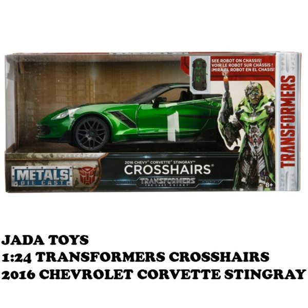 全国宅配無料 トランスフォーマー クロスヘアーズ Transformers Crosshairs 16 Chevrolet Corvette Stingrayモデルカー ダイキャスト 進化版 Www Iacymperu Org