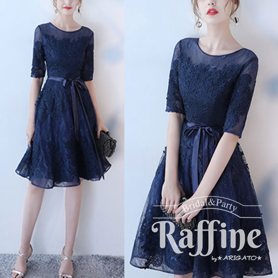 ドレス 結婚式 二次会 ワンピース パーティードレス 冬 春 卒業式 結婚式のドレス お呼ばれ 卒業式 謝恩会 卒業パーティー セレモニー の通販はau Wowma ワウマ Raffine ラフィーネ 商品ロットナンバー