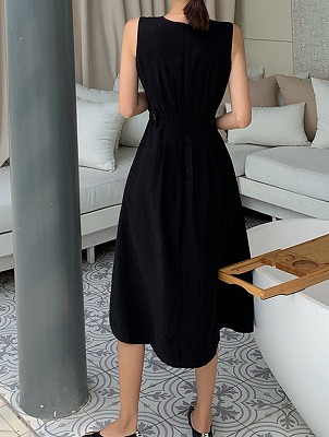 ブランドおしゃれ スリム ヘプバーン風ワンピース 白 黒 エレガント ノースリーブワンピース セール30 Off Centrodeladultomayor Com Uy