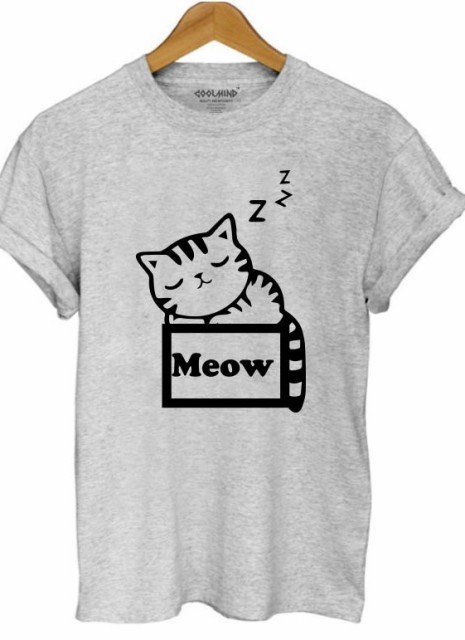 送料無料 猫 猫柄 Tシャツ レディース かわいい キャラクター