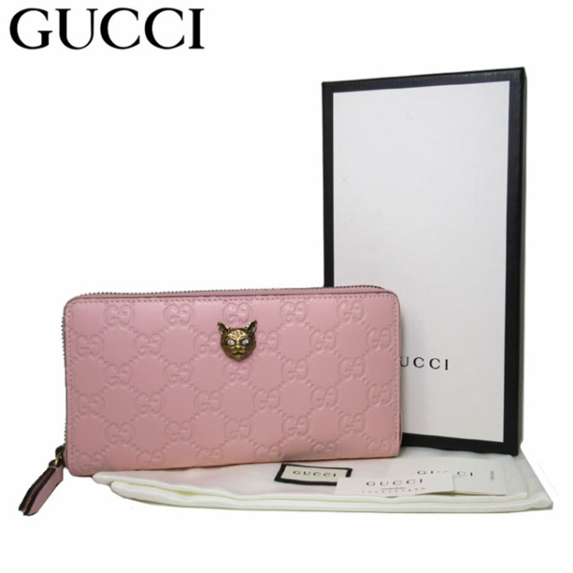 お買い得 グッチ マーケット ブティックライン ネコ Gucci 財布 グッチシマ レザー モチーフ ネコ キャット モチーフ アコーディオン ジップ ラウンドファスナー 長 タツノマチ Elaunchinfotech Com