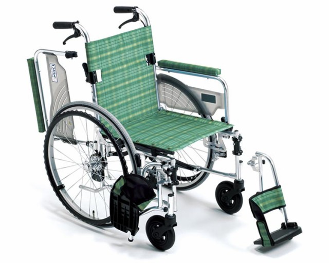 アルミ自走式車椅子 LS-43RD 格安新品 介助用ブレーキ付 ライトストリーム ミキ 大注目 介護用品