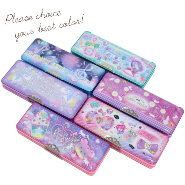 上筆箱 入学 女の子 イラスト画像