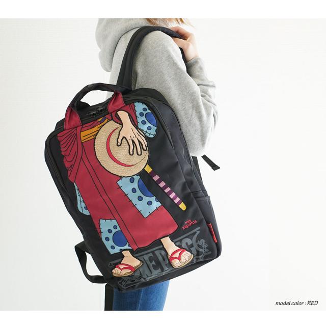 決算特価 送料無料 ワンピース コラボ リュック 大容量 ボックス型 リュックサック メンズ バックパック Pc レディース 通学 デイパック レディース 内ポ 見つけた人ラッキー Www Centrodeladultomayor Com Uy