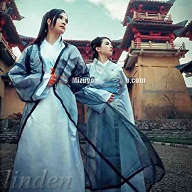 仙女服 漢服 男女兼用 侠女 侠客 游侠 中国古代侠客衣装 中国古代宮廷風 コスプレ衣装 中華チャイナ風 古風 仮装 学園祭 イベントの通販は ...