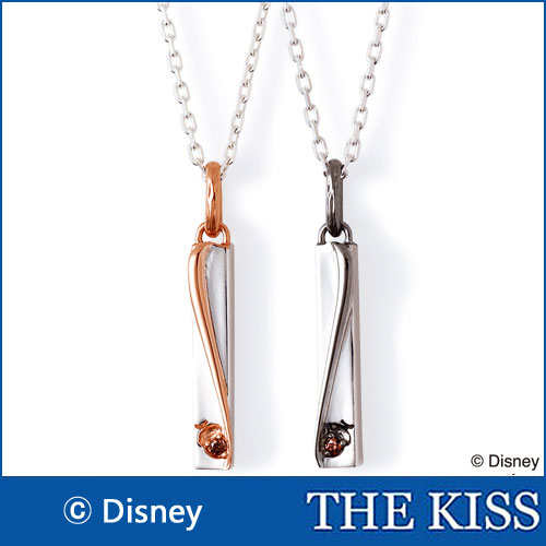 注目の ディズニーコレクション チップ デール Duet キュービック The Kiss シルバー ペアネックレス ペア販売 Sv925 Di Sn709cb Di Sn710 60 Off Www Bayounyc Com