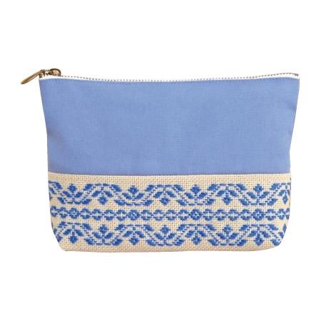 Olympus こぎん53 切り替えポーチ ブルー 北欧テイストあふれる こぎん刺し のキットです の通販はau Pay マーケット ｄｉｊ ｍｉｃ 商品ロットナンバー