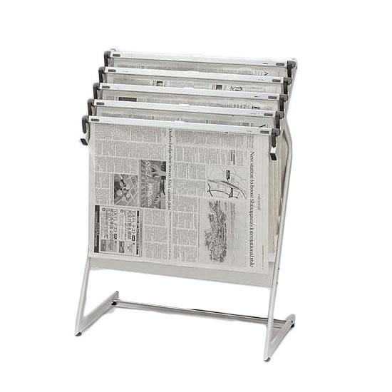 ナカキン 新聞架 5本掛 370NS-343-WG solaristransportes.com.br