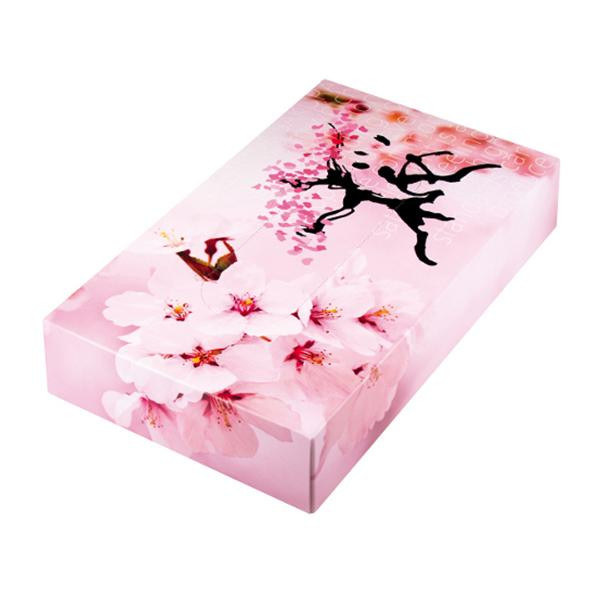 BOXティッシュ 7094 100個入 冬から春の販促品 桜