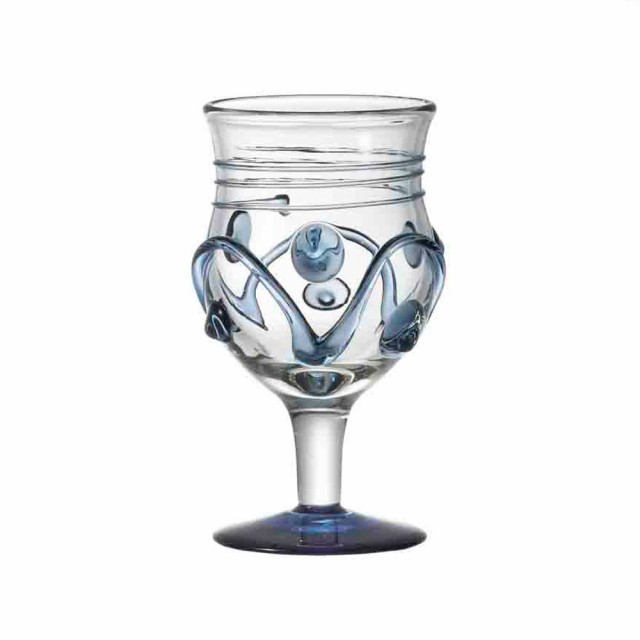 ポイント増量中 返品送料無料 クーポンあり ガラス製のおしゃれなグラス 陸奥湾 ​限​定​販​売​ 台付グラス F49693