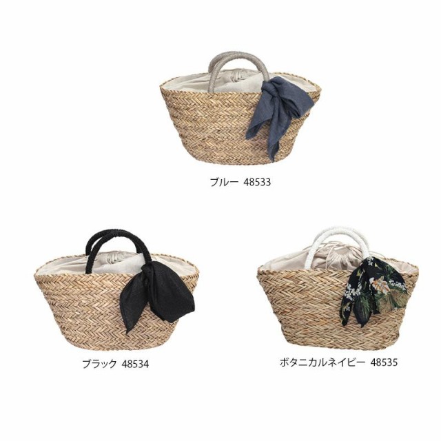 Kago Bag シーグラス かごバッグ スカーフ付きの通販はau Wowma