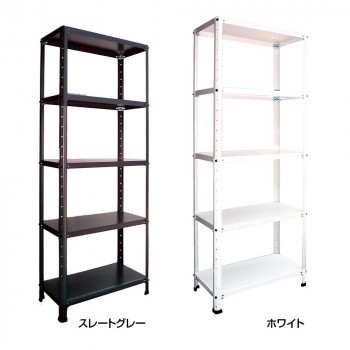 【限定セール!】 M 福富士 業務用 収納スチールラック 高さ150 横幅60 奥行30 5段 RFL-635, イカタチョウ 62289184