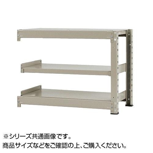 中量ラック　耐荷重300kgタイプ　連結　間口900×奥行450×高さ900mm　3段　ニューアイボリー