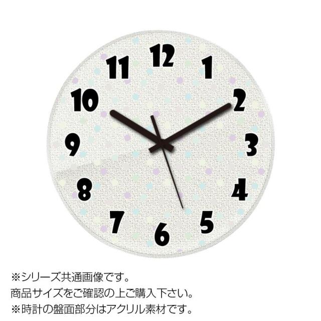 今月限定 特別大特価 Myclo マイクロ 壁掛け時計 アクリル素材 クリア 丸型 30cm ドット カラフル 小 Com2 開店祝い Design Tours Com