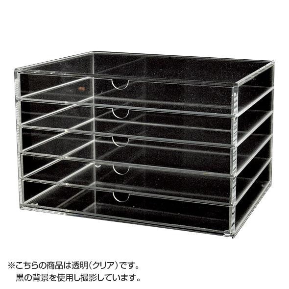 【高価値】 アクリル5段ケース A4 CRC8301, 若葉区 eaedbd6b
