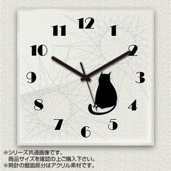 100％本物保証！ MYCLO(マイクロ) 壁掛け時計 アクリル素材(クリア 