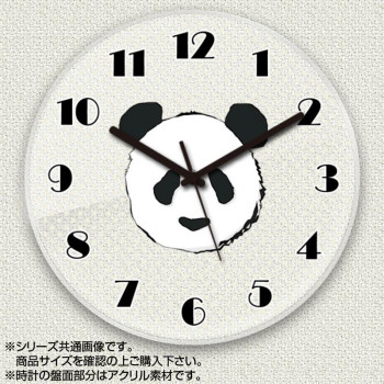 絶賛レビュー続出 Myclo マイクロ 壁掛け時計 アクリル素材 クリア 丸型 23cm パンダ ドット Com1445 エッセンシャルズ Www Iacymperu Org