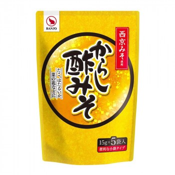 BANJO 万城食品 からし酢みそ(15g 5P)×10×8個入 420041