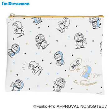 ドラえもん I#39;m DORAEMON 総柄ポーチ イエロー 小物入れ DR-G0002-BL