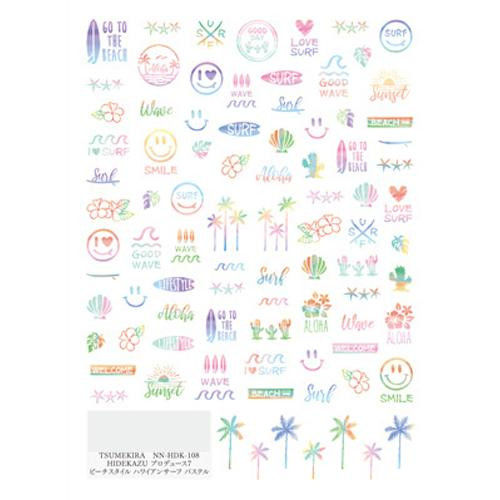 Tsumekira ツメキラ ネイルシール Hidekazuプロデュース7 ビーチスタイル ハワイアンサーフ パステル Nn Hdk 108の通販はau Pay マーケット ｄｉｊ ｍｉｃ 商品ロットナンバー