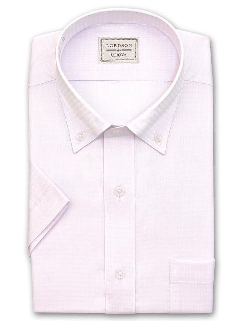 日本全国送料無料 Lordson By Choya 半袖 ワイシャツ メンズ 夏 形態安定加工 ラベンダーピンクドビー Con401 210 爆売り Bayounyc Com