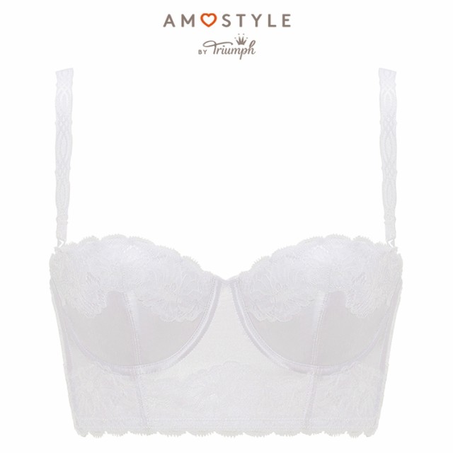 (アモスタイル)AMOSTYLE ブライダルインナー ロングブラジャー(ウエディング)(B,C,Dカップ) AMST1399 WHUDL JX