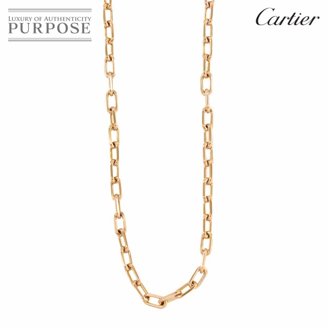 カルティエ Cartier スパルタカス チェーン ネックレス 47cm K18 PG ピンクゴールド 750 レディース 90162793 【中古】BJ