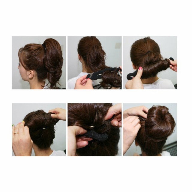 ヘアアクセサリー おだんご シンプル シニヨンスティック お団子 ヘア