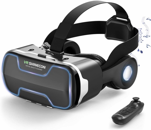 新入荷 送料無料 Vrゴーグル Vrヘッドセット Vrグラス 3d スマホvr 高音質ヘッドホン付 スマホ対応 本体操作可 Bluetooth コントローラー付 Av プレゼント対象商品 Centrodeladultomayor Com Uy