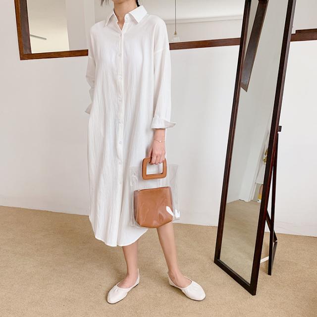 シャツワンピース ロングシャツワンピース レディース 無地 長袖ワンピース ネルシャツ シルエット 羽織り ゆる 全店2点送料無料の通販はau Pay マーケット Aqui Te Amo 商品ロットナンバー