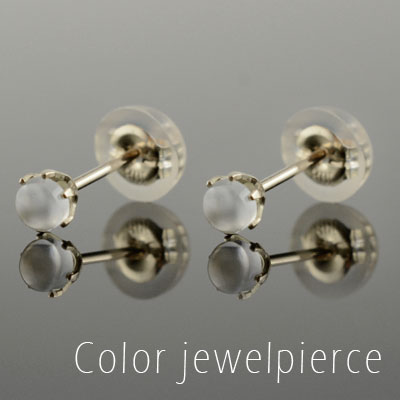 Saleアイテム ムーンストーン ピアス ホワイトゴールドk18 レディース スタッドピアス 18k K18 カボション 一 国際ブランド Parjal Fr