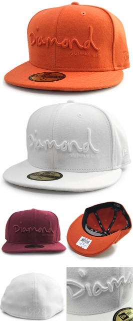 DIAMOND SUPPLY ダイアモンドサプライ キャップ NEW ERA OG SCRIPT FITTED HAT 3COLOR NO70