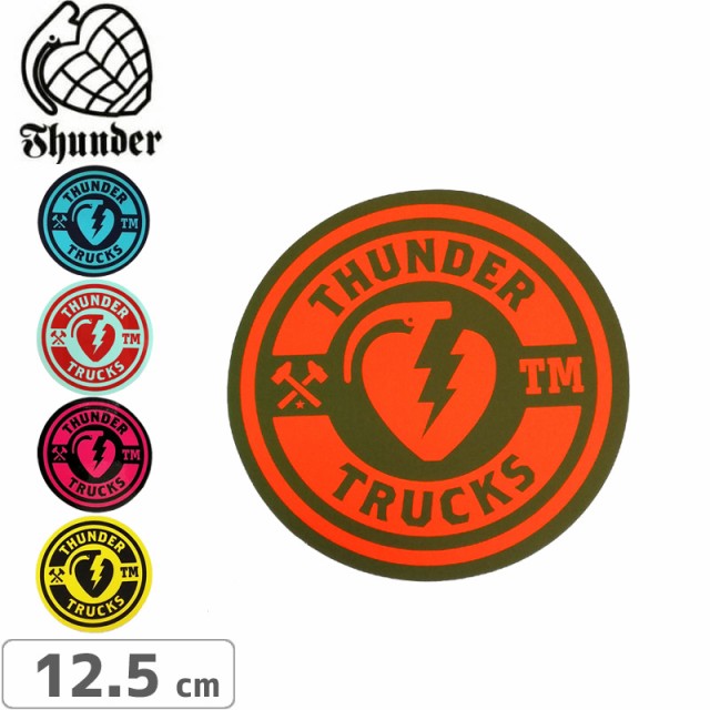 サンダートラック Thunder スケボー ステッカー Circle Sticker 12 5cm 12 5cm No49の通販はau Wowma ワウマ スケートボードショップ砂辺 商品ロットナンバー