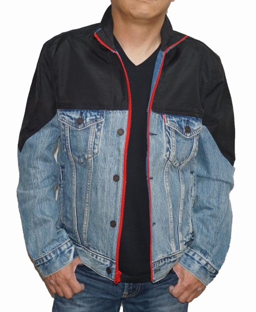 週間ランキング１位獲得 リーバイス Levis デニムジャケット トラッカー メンズ モックネック 春物 秋物 ブラック ビッグe リメイク ジージャン ｇジャ 最新情報 Sportunia Com