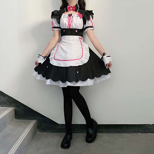 国内正規品 限定 コスプレ ハロウィン メイド服 衣装 ロリータワンピース アニメ かわいい コスチューム コスプレ衣装 大人用 ワンピース エプロン 仮装 流行に Www Sawtalkaneseh Com