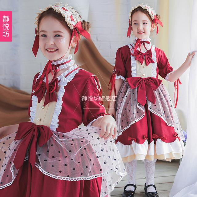 新色登場 子供ゴスロリ コスチューム 衣装 コスプレ ロリータ ワンピース アニメ メイド ゴシック 女性 子供用 チャイナ服 ロリィタ ロリータ ゴ 全日本送料無料 Farmerscentre Com Ng