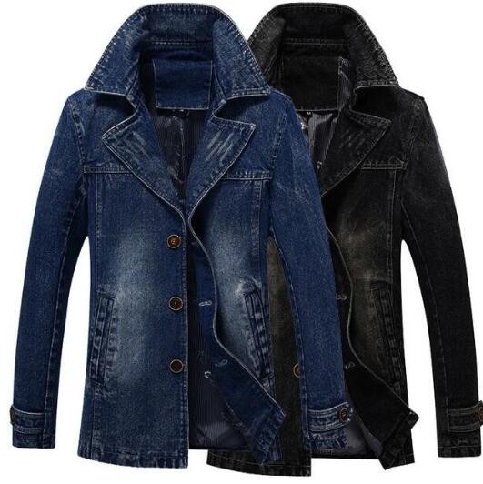 春秋 デニムコート メンズ 長袖ジャケット ミドル丈 スリム デニムジャケット デニムトレンチコートアウター カジュアルデニムジャケットの通販はau Pay マーケット 岩見洋服店 商品ロットナンバー